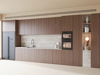 Modern Sideboard Cabinet Refrigerator Cabinet 3d model