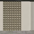 Modern background wall sofa background wall 3d model