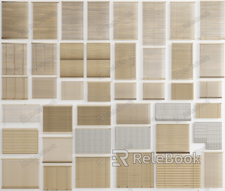 Modern venetian blinds shutter roller blinds blackout curtain lifting curtain sunshade bamboo curtain folding curtain model