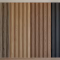 Modern Wooden Wall Panels With Vertical Stripes And Various Color Finishes