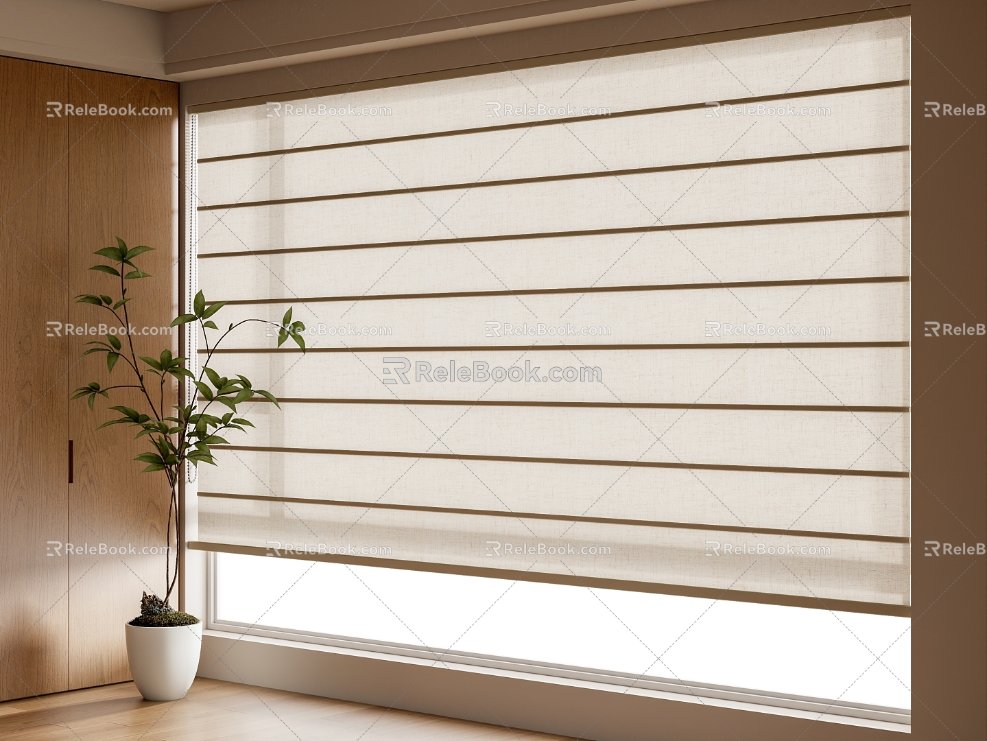 Modern venetian blinds 3d model