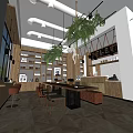 Nordic Cafe 3d model