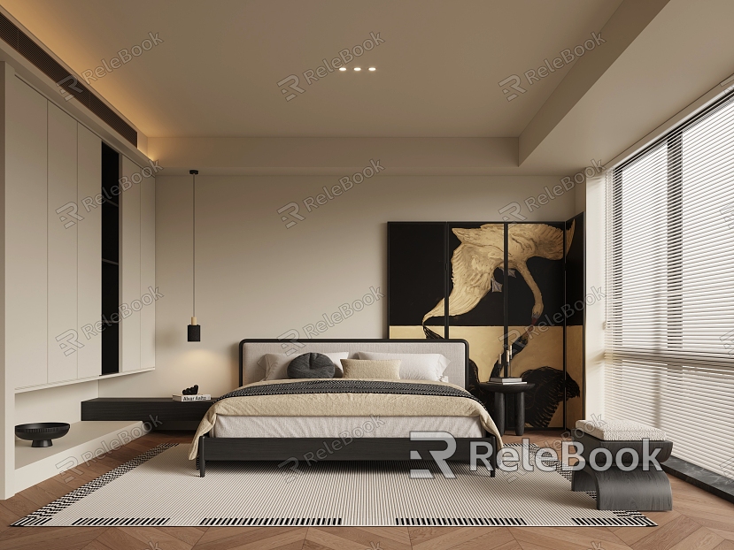 Middle Style Bedroom model