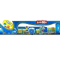 Modern Tobacco And Alcohol Store Exterior Design With Blue Facade Brand Signage And Cartoon Character