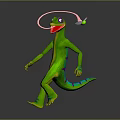 Lizard Anime Lizard Chameleon Cartoon Lizard Reptile Cold Blooded Animal Reptile Class 3d model