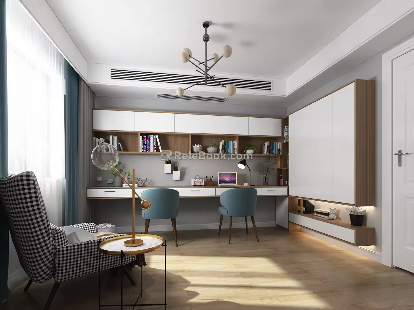 Nordic Study 3d model