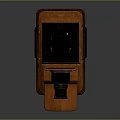 Vintage Electronic Camera With Wooden Body Classic Lens And Retro Design