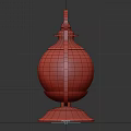 Lantern kerosene lamp lighting retro style lighting 3d model