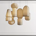 Modern Elegant Multiple Chandeliers With Various Shapes For Home Interior Decor