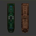 Modern And Rusty Old Water Vehicles 3D Models With Detailed Structures