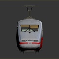 train light rail subway high-speed rail EMU modern train high-speed train high-speed locomotive EMU 3d model