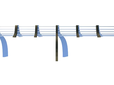 Modern Fence Wrought Iron Fence Metal Fence 3d model Modern Fence Wrought Iron Fence Metal Fence 3d model