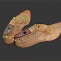 Wooden Shoe Lasts Vintage Handmade Size 31 Marked Shoe Making Tools