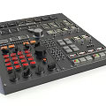 Professional Headphone Audio Mixer With Control Knobs Buttons And Studio Sound Equipment Design 3d model