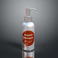 Woman Using ShineWell Organic Shampoo With Silver Pump Bottle For Healthy Hair