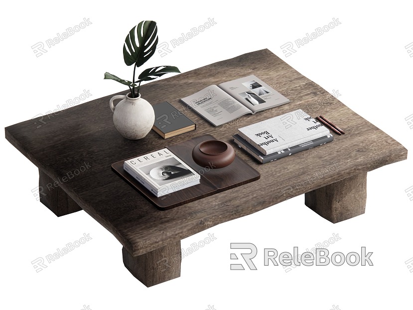 Wind coffee table combination model