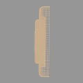 Modern Silver Door Lock Design Featuring Button And Keyhole Details