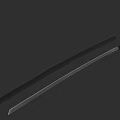 Traditional Japanese Katana Weapon With Sharp Steel Blade And Black Sheath