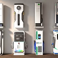 Various Electric Vehicle Chargers With Wall Mounted And Floor Standing Designs