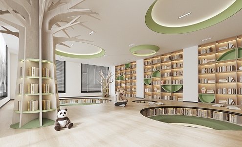 Kindergarten Reading Room 3d model