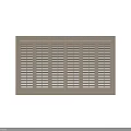Stylish Beige Window Blinds With Slatted Panels For Modern Interior Design