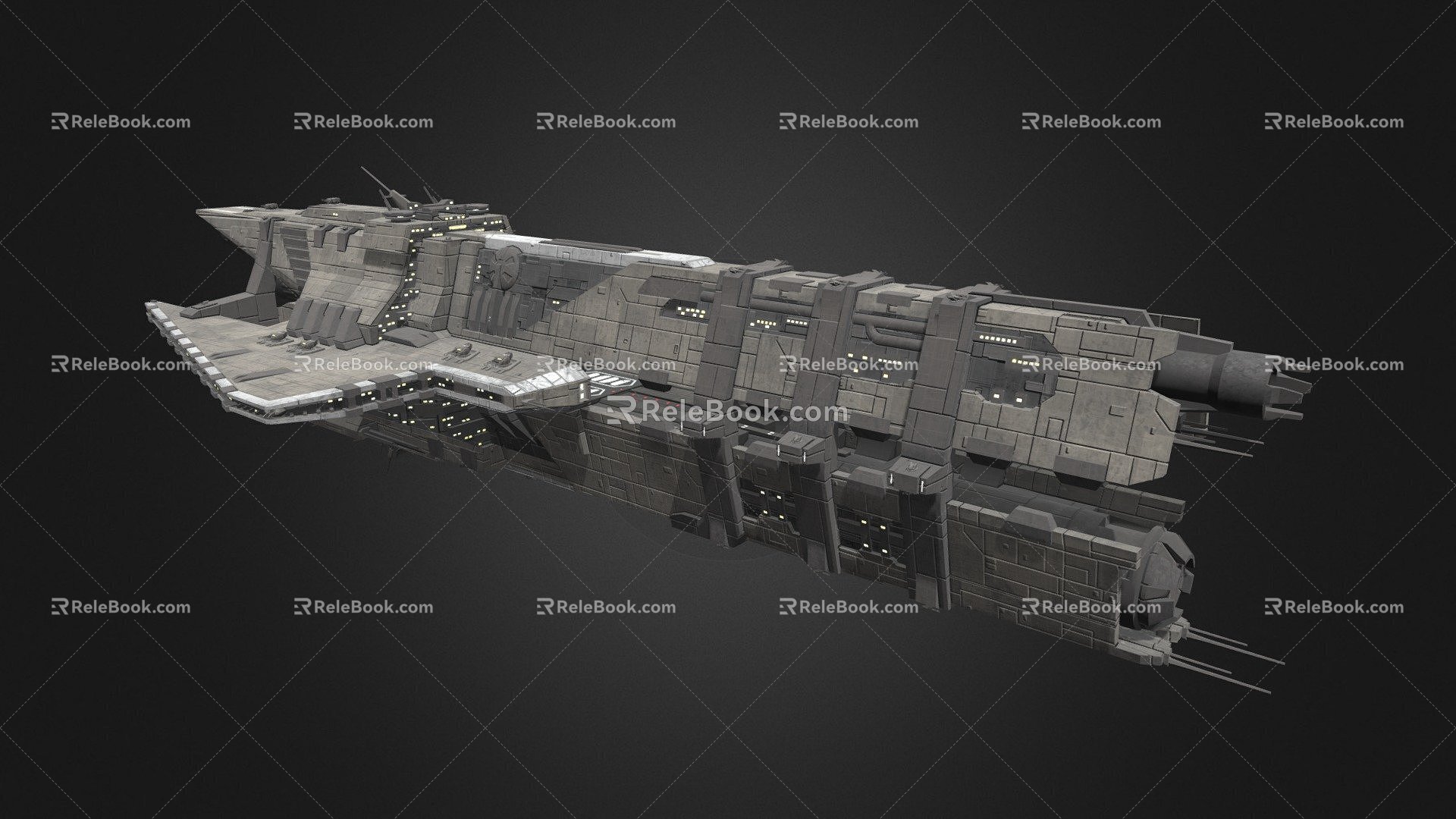 Aggressor-class interstellar destroyer 3d model