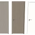 Wooden Hinged Doors In Modern Design With Different Colors For Home Interior