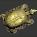 Turtle Cartoon Turtle Snapping Turtle Chickbill Turtle Reptile Cold Blooded Animal Reptile Class 3d model