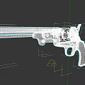 Intricately Engraved Revolver With Decorative Patterns And Classic Design