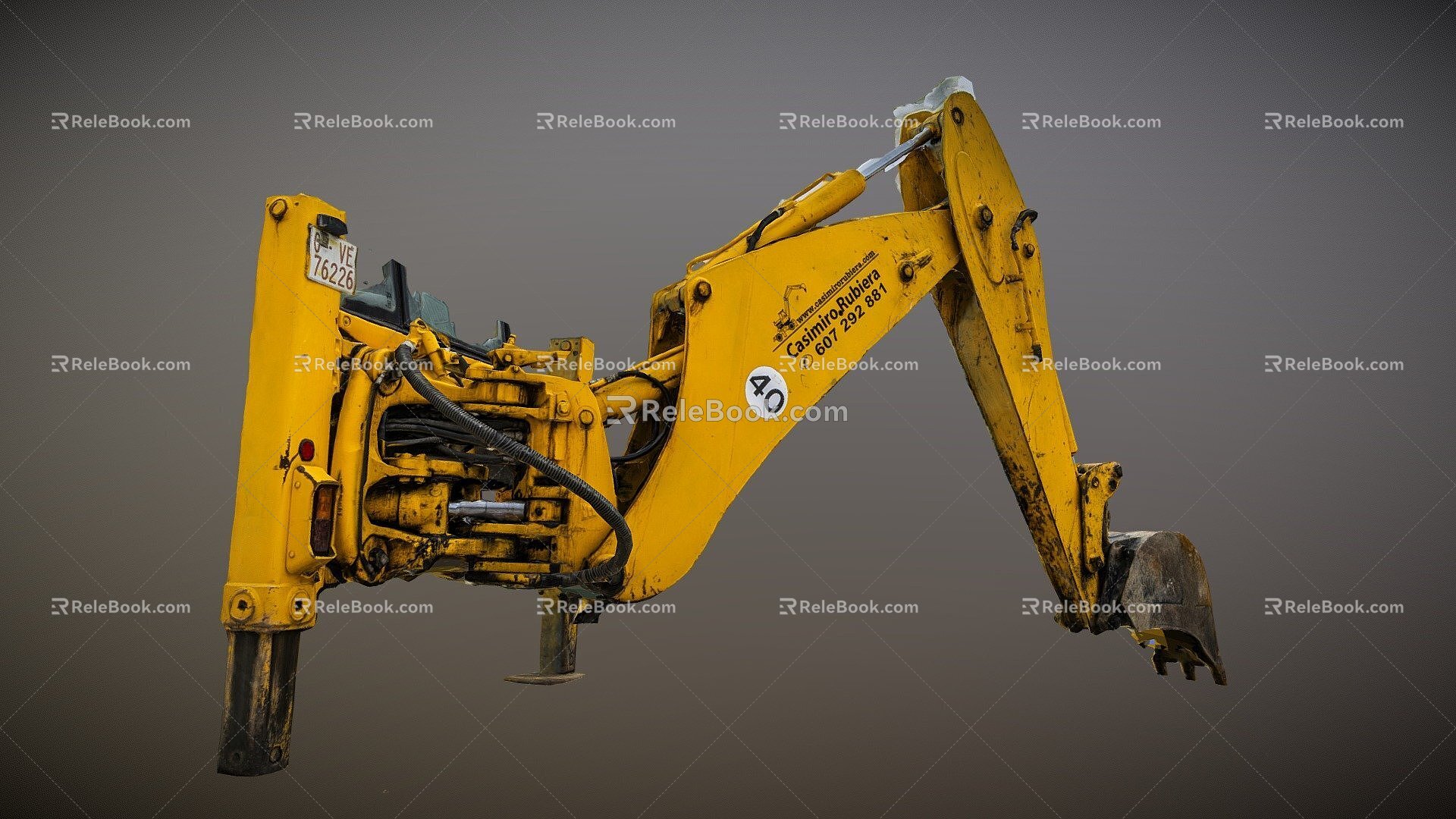 excavator arm 3d model