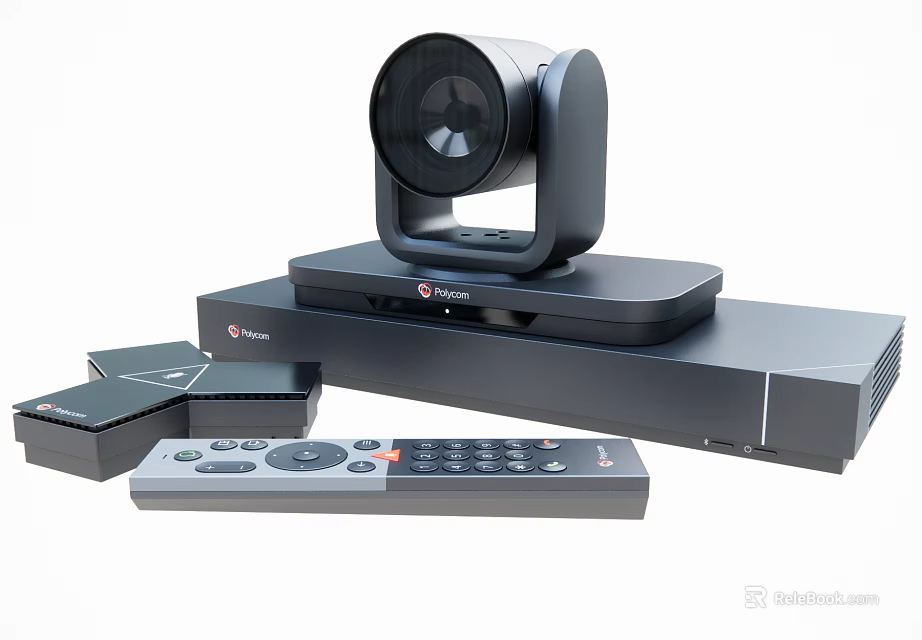 Professional Projection Monitoring System With Camera Remote Control Main Unit And Accessory Boxes 3d model 