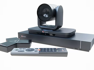 Professional Projection Monitoring System With Camera Remote Control Main Unit And Accessory Boxes 3d model