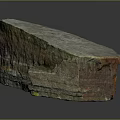 Layered Natural Stone and Wood Structure Featuring Multicolored Rock Layers and Wooden Textures