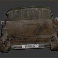 Scrap cars, scrap cars, doomsday cars, self-made cars, self-made armed cars, waste car tools 3d model