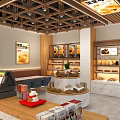 Harvest Bakery Storefront And Interior With Fresh Pastries Desserts And Display Counters
