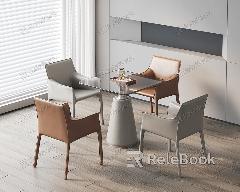 Modern Negotiation Table and Chair Leisure Table and Chair model