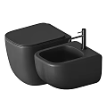 Modern Toilet Models in Various Colors with Sleek Contemporary Design