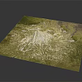 Rocky Mountain Peak Terrain With Isolated Scenic Landscape And Natural Features