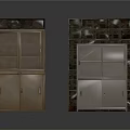 Home Storage Furniture Collection With Glass Door Cabinets And Wooden Drawers