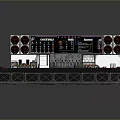 Professional Digidesign Audio Console With Control Knobs Buttons And Digital Display Panel