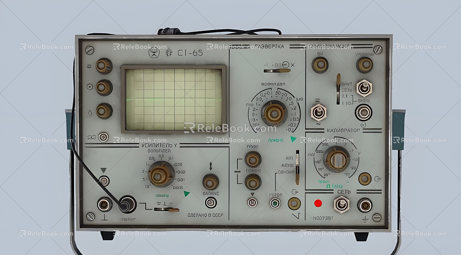 Modern Oscilloscope Modern Realistic Equipment Industrial Equipment Equipment Electrical Appliances Old Electrical Oscilloscope 3d model