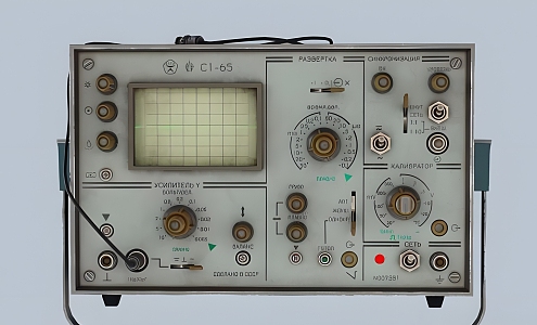 Modern Oscilloscope Modern Realistic Equipment Industrial Equipment Electrical Appliances Old Electrical Oscilloscope 3d model