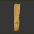 Vintage Book With Green Cover Yellow Illustration And Yellow Spine On Dark Background