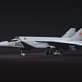 Military Fighter Jet With Number 057 And Red Mark On Tail Fin Static