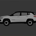 Modern White SUV Featuring Black Roof Sleek Exterior And Stylish Black Wheels