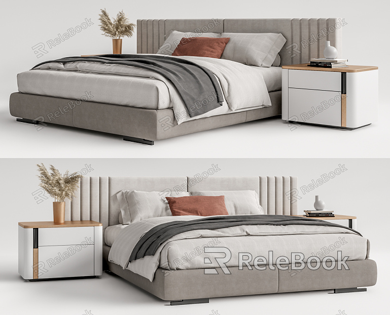 Modern Double Bed model