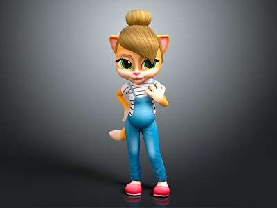 Cartoon Characters Cartoon Animals Cartoon Small Animals Game Characters Virtual Characters Anime Characters Cartoon Elves 3d model