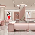 AILAND Jewelry Store Modern Striped Exterior With Elegant Window Display And Interior Showcases