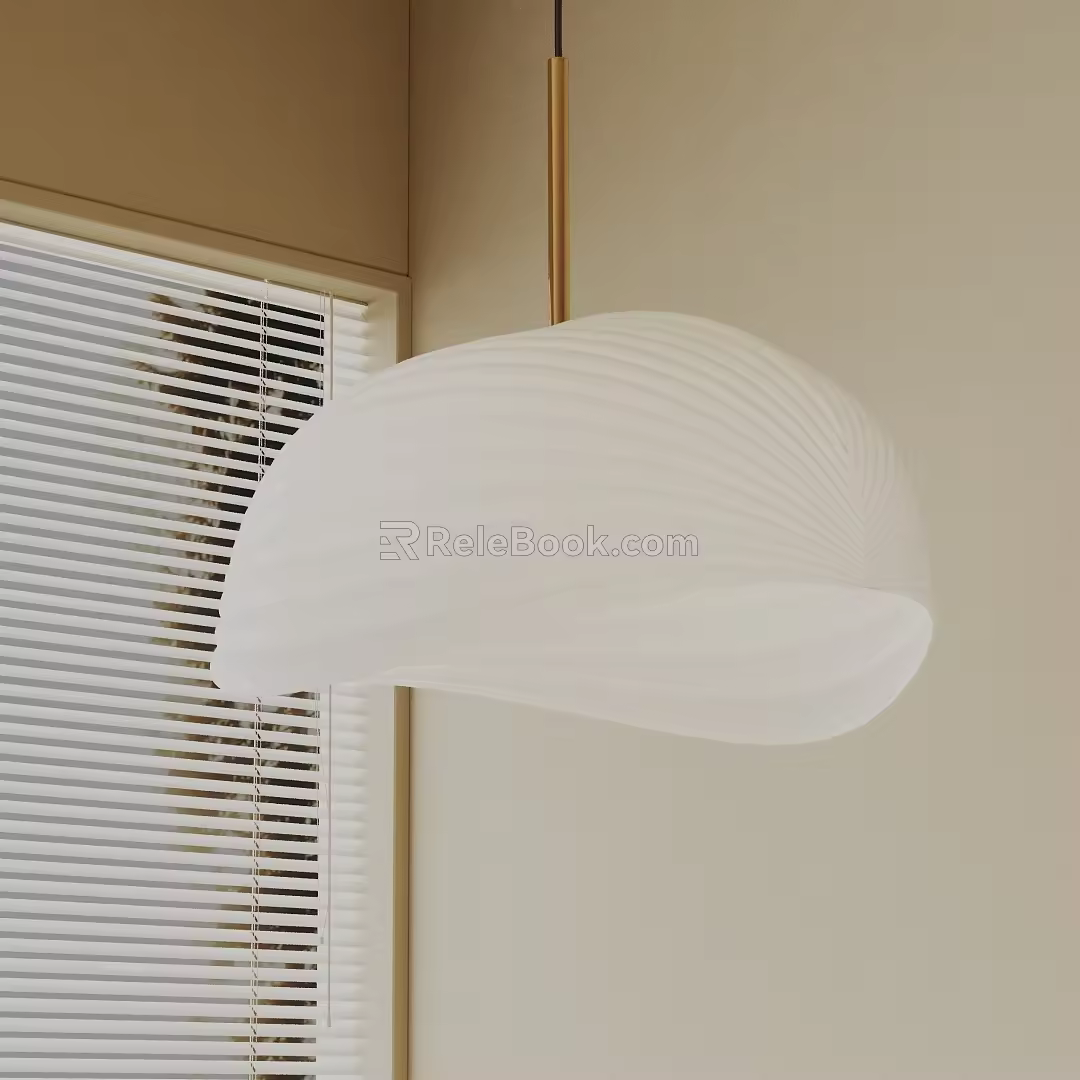 Modern chandelier 3d model