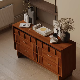 Modern Entrance Cabinet 3d model